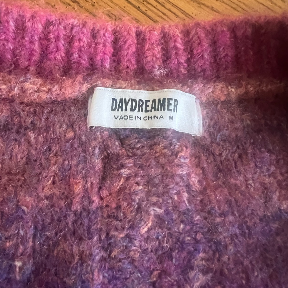Daydreamer Purple and Pink ombré Cardigan - Picture 3 of 5